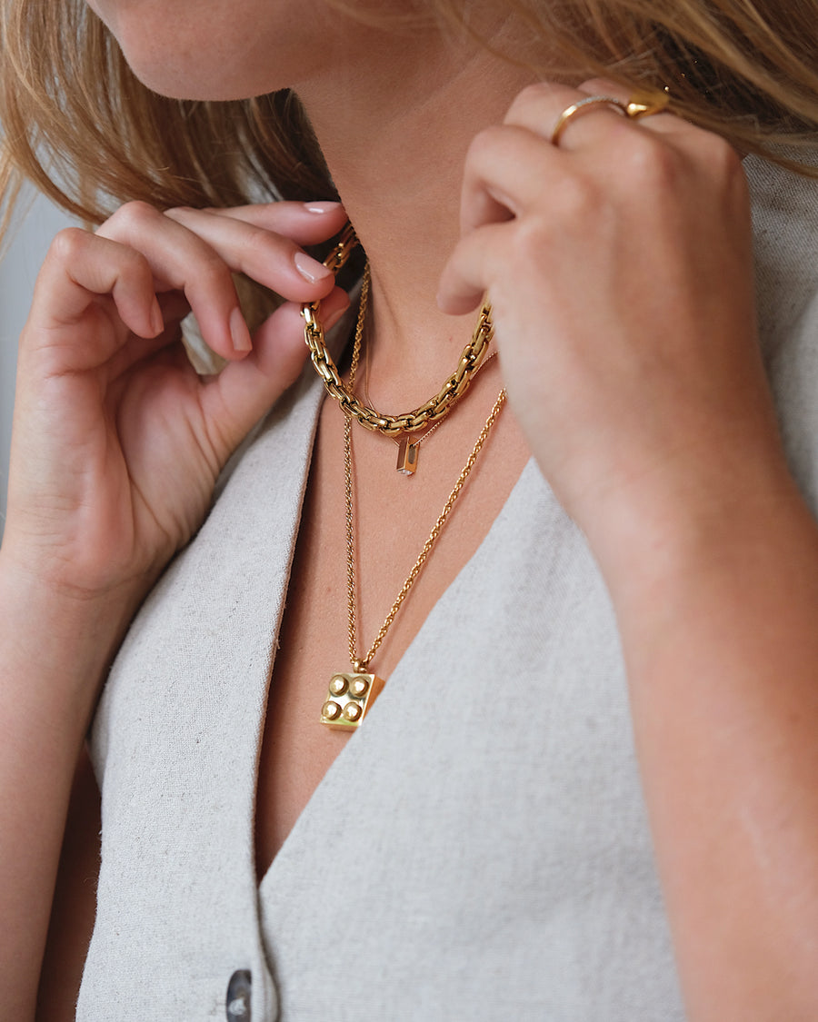 Amal Anchor Chain Necklace